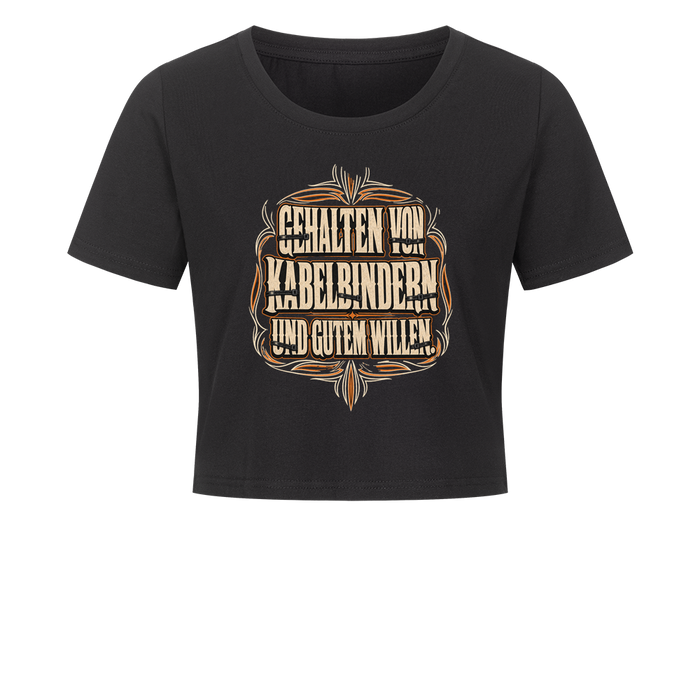 Kabelbinder Crop Top – Damen