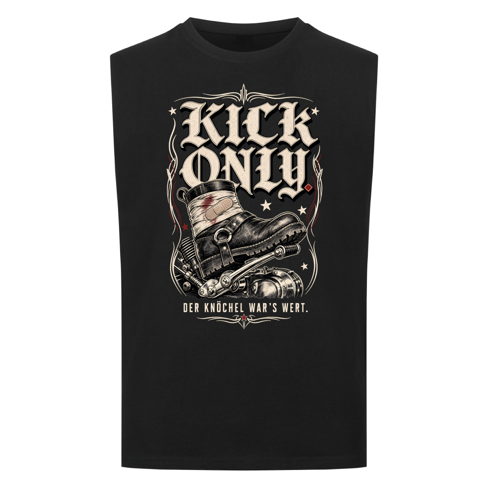 Kick Only Sleeveless Tee – Herren