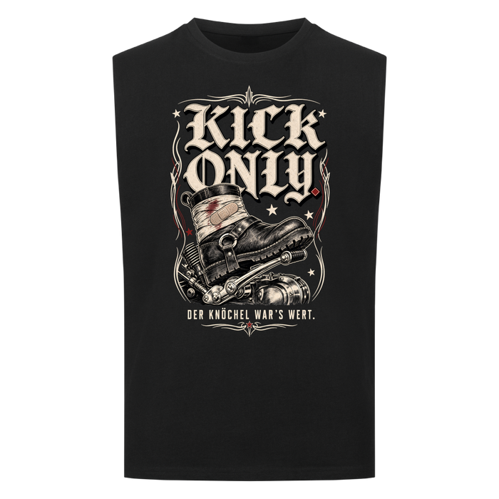 Kick Only Sleeveless Tee – Herren
