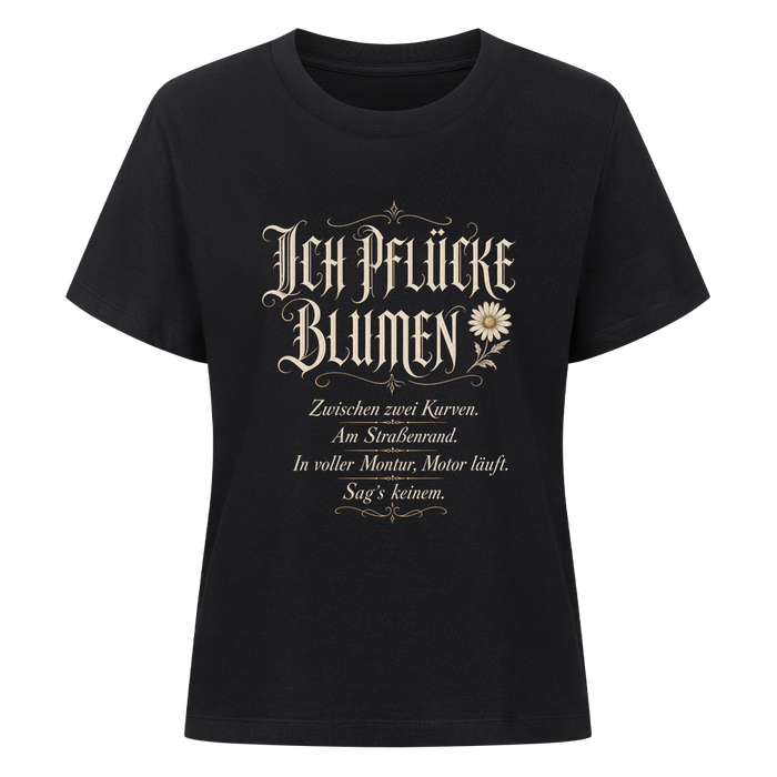 I Pick Flowers Organic Shirt – Women's