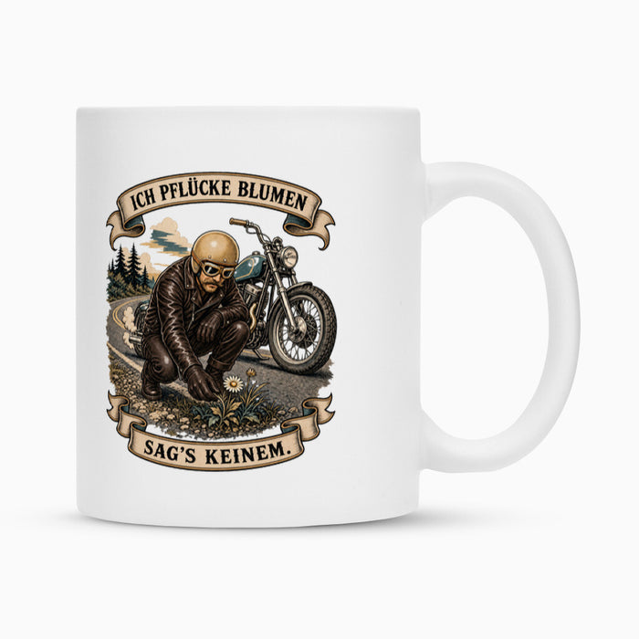 Floral Biker Mug